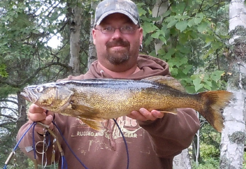 Fisherman Walleye Display