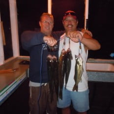 Happy fishermen at Ritchie's End of Trail