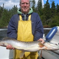 Brian with a big pike