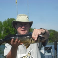 Brian and his walleye