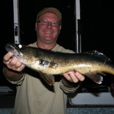 Cardwell group, catching walleye