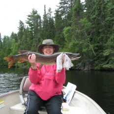 Mary's catch, northern pike