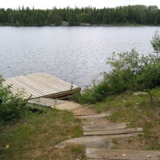 Sunset Cabin Dock