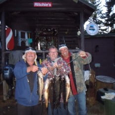 Brian, Rob & James with their catch