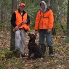 Hunters with Dog