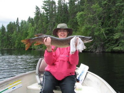 Mary with Big Nothern Pike